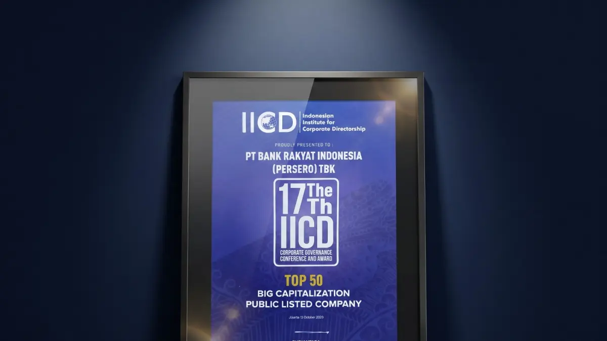 BRI Masuk Top 50 Emiten BigCap IICD 2026, Bukti Komitmen Tata Kelola Perusahaan