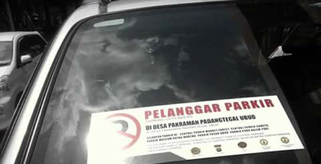 Dipasangi Stiker  Pelanggar Parkir, Praktisi Pariwisata Lapor Polisi