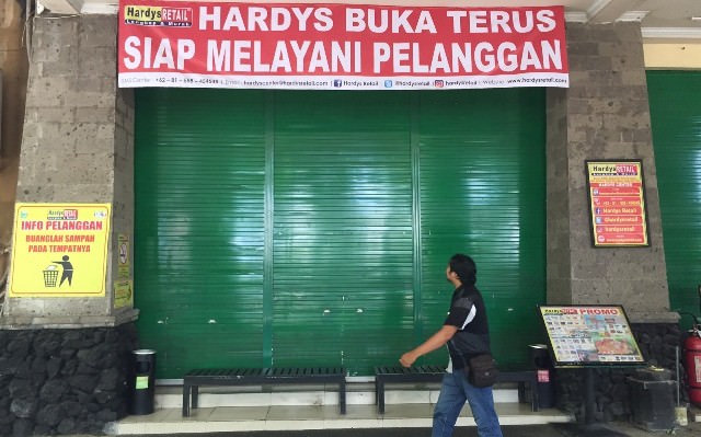 Hardys Tabanan Tutup, Puluhan Karyawan Nganggur