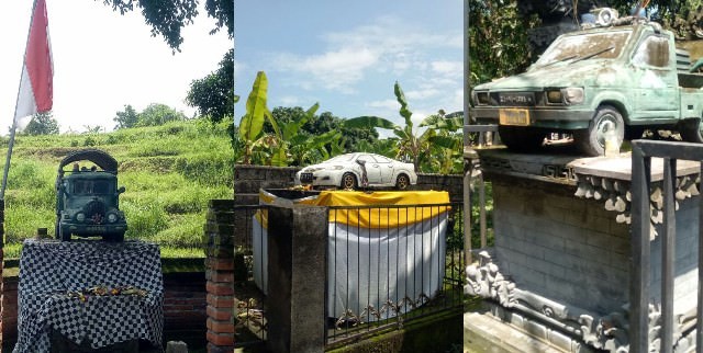Ada Palinggih Mobil di Kahyangan Tiga Desa Sangket, Begini Sejarahnya