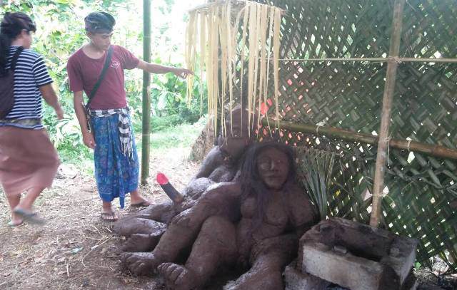 Ini Makna Togog yang Perlihatkan Kelaminnya setiap Pujawali di Bestala