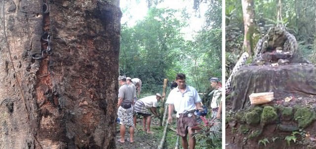 Pura Campuhan, Penebel; Tempat Melukat, Ancangannya Ular Poleng
