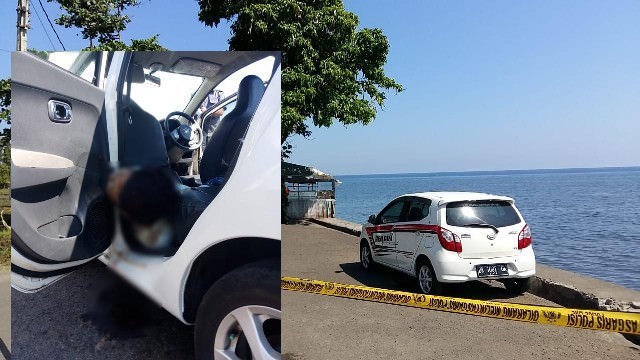 Mayat Mr X Dalam Mobil di Pantai Penimbangan, Ada Ceceran Darah