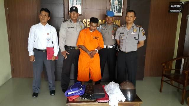 Garong Digerebek saat Tidur Bersama Istri Kedua dan Anaknya