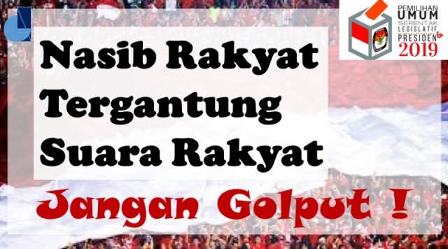 Golput Adalah Sebuah Kerugian untuk Diri Sendiri