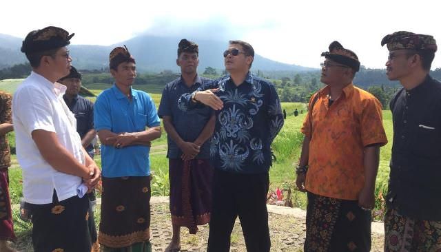 AWK Tinjau Keberadaan Center Point di Jatiluwih