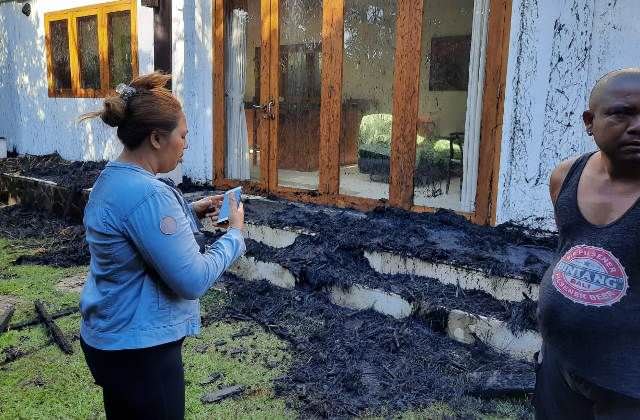 Villa WNA Inggris di Tangguwisia Terbakar