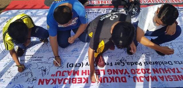 FPMSI Sukses Ajak Masyarakat Posting Konten Positif  di CFD Cirebon