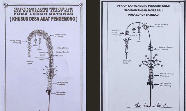 Karya Pengurip Gumi, Krama Mulai Pasang Penjor, Ini Acuannya