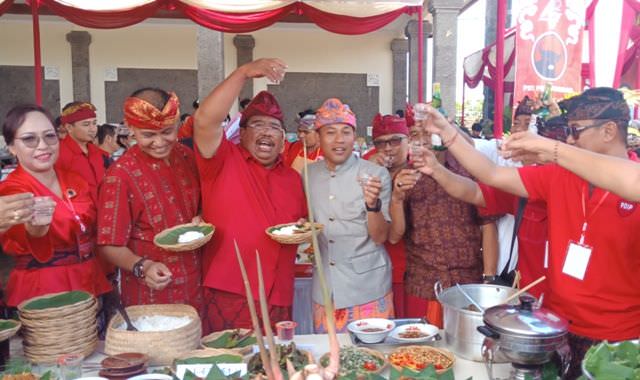Festival Kuliner HUT Ke-47 PDIP, Tampilkan Jukut Kelor Khas Buleleng