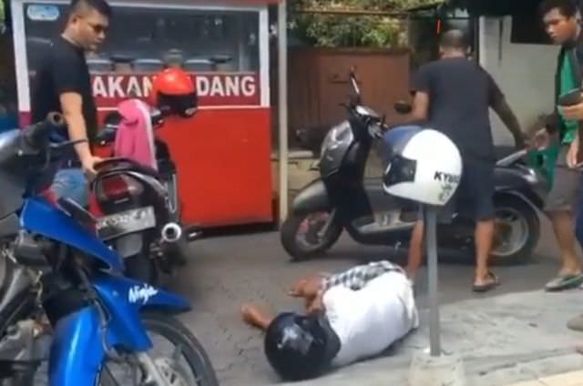 Video Pria Jatuh di Kuta yang Diduga Korona, Ternyata Epilepsi