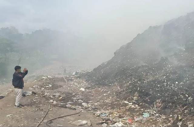 Gas Metan Meledak, TPA Bengkala Kembali Terbakar