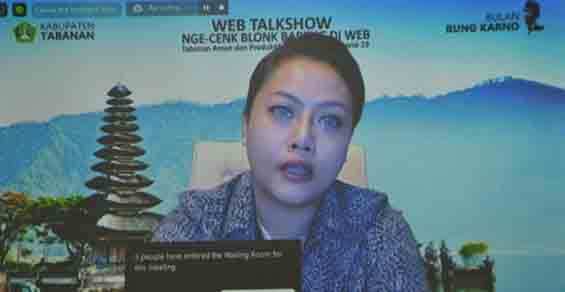 Pemkab Tabanan Gelar Webinar Nge-Cenk Blonk Bareng