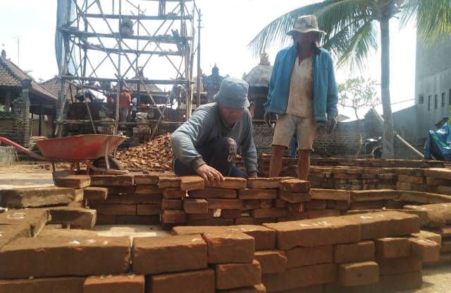 Kori Agung Pura Dalem Banjar Kehen Kesiman Petilan Direstorasi