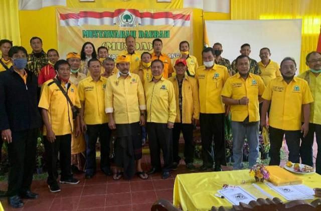Winuntara Pimpin Golkar Bangli, Terpilih Secara Aklamasi