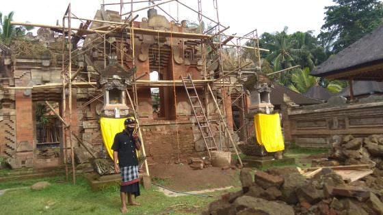 Pertahankan Arsitektur Leluhur, Candi Pura Desa Sayan Direstorasi 