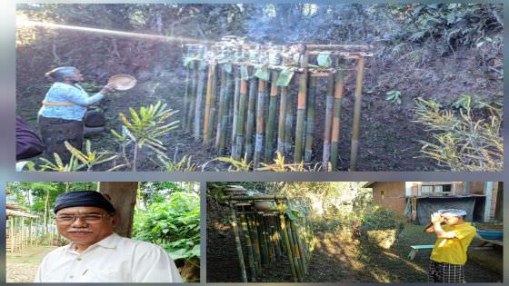 Pengantin Baru Pedawa Wajib Punya Kamulan Nganten Bambu