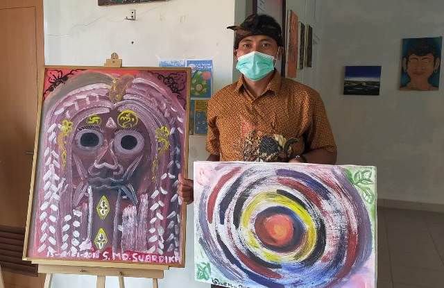 RSJ Bangli Pamerkan Puluhan Lukisan Hasil Karya Pasien