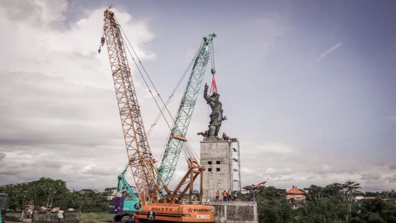 Patung Kebo Iwa Dirancang Akan Dilengkapi Diorama 800 Prajurit 