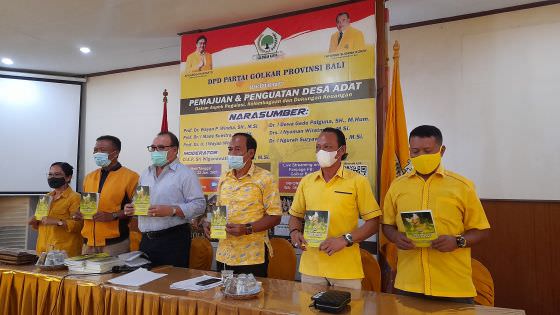 Golkar Luncurkan Buku Pemajuan dan Penguatan Desa Adat