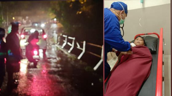 Sekeluarga Terjun ke Sungai, Pengendara Hilang, 1 Tewas, Anak Selamat