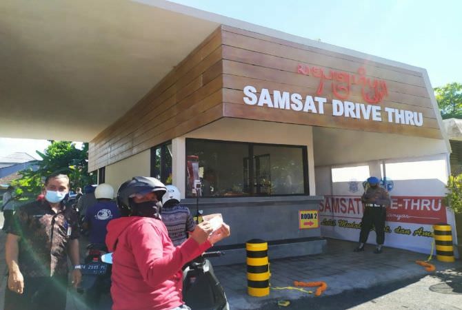Catat, Ini Syarat dan Cara Bayar Pajak di Samsat Drive Thru Batubulan