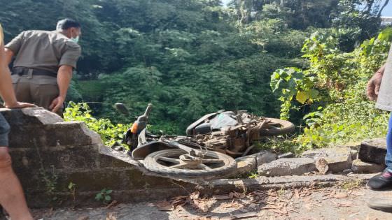 Rem Motor Blong, Kak Gaul Tewas Terjun di Jurang Tukad Ayung