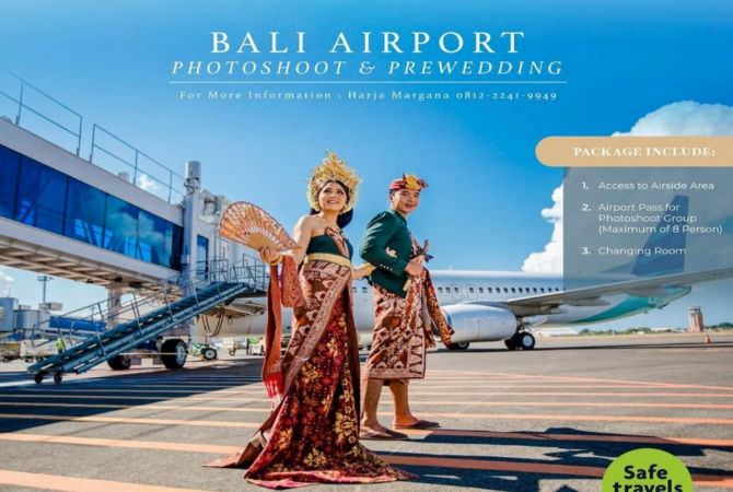 Tingkatkan Pendapatan, Bali Airport Tawarkan Foto Prewedding