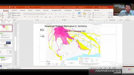 Badan Geologi Rilis Peta Kawasan Rawan Bencana Gunung Semeru