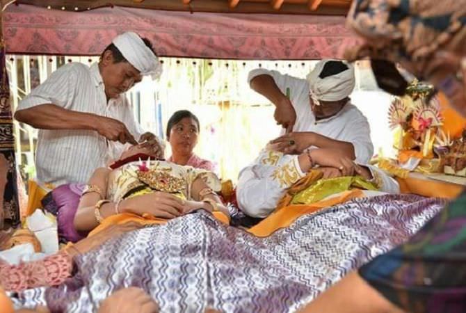 Rerajahan dalam Ritual Metatah, Penolak Bala Desti Teluh Tarangjana