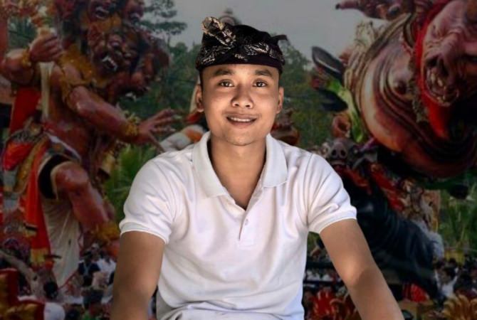 Manggala Pasikian Yowana Kabupatem Gianyar,  Pande Made Widia. (Istimewa)