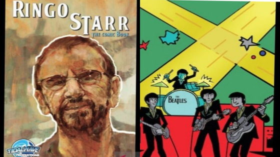 KOMIK : Gambar sampul komik seri Orbit tentang Ringgo Starr. Salah satu halaman dalam komik seri Orbit tentang Ringgo Starr. Antara/Reuters.