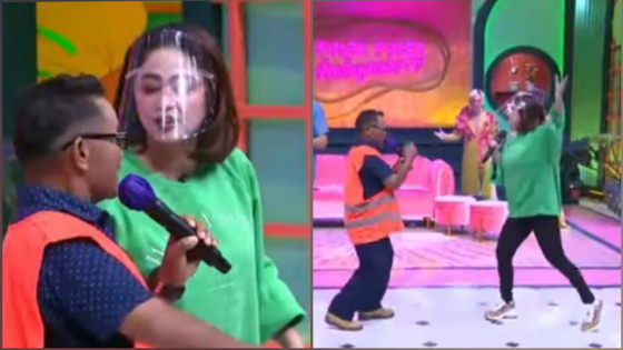 TIBOR : Tibor, juru parkir di Desa Adat Legian tampil di Pagi-pagi Ambyar bawakan lagu Tua Tua Keladi.