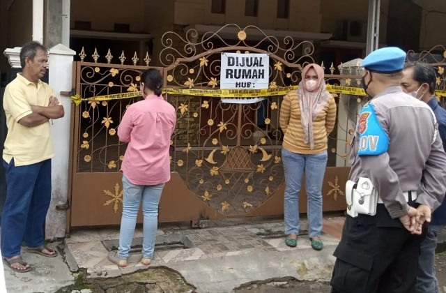 TKP : Tempat kejadian perkara (TKP) bocah disekap di Komplek Anggrek Regency, Sumedang.