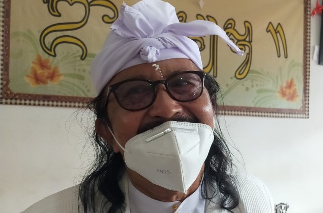 Pangemong Pura Ulun Danu Batur Jero Gede Batur Duuran. (I Made Mertawan/Bali Express)