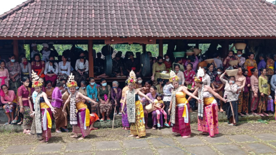 SABHA : Sabha Muja Benih merupakan salah satu upacara yang dilaksanakan di Desa Pedawa. I Putu Mardika/Bali Express