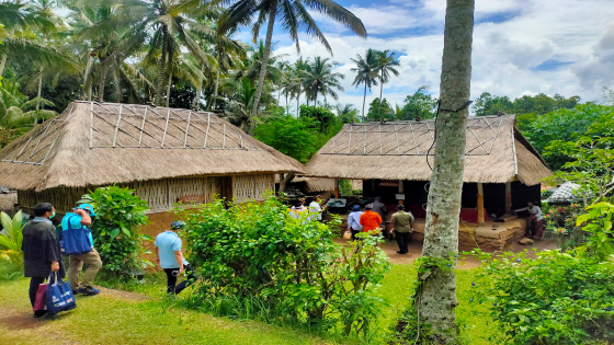 MUSEUM: Bangunan bekas pasraman dijadikan Museum Pusaka Lontar oleh Desa Adat Dukuh Penaban, Karangasem. Dian Suryantini/Bali Express