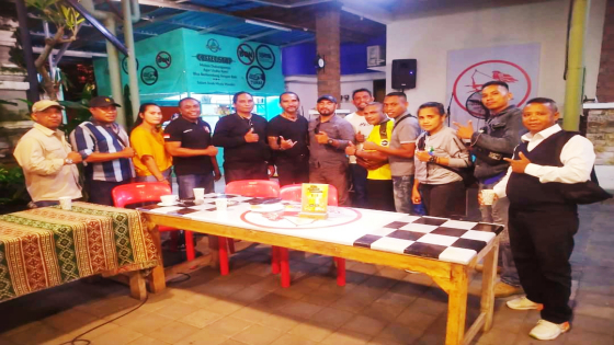 JAGA : Pengurus dan anggota Satgas Flobamora siap menjaga marwah Flobamora Bali.