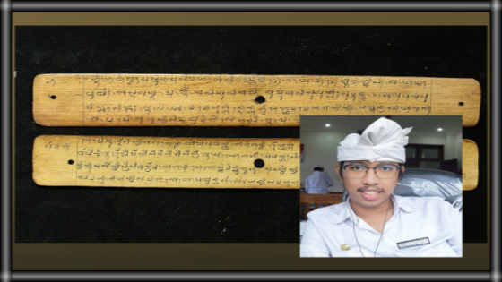 RARE : Lontar Usada Rare dan praktisi usada Bali, Gede Sutana. I Putu Mardika/Bali Express/Ist.