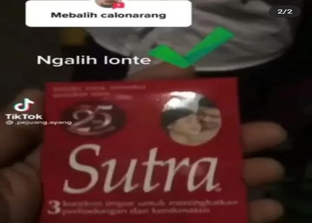 VIRAL : Tangkapan layar video yang viral di media sosial. (ISTIMEWA)