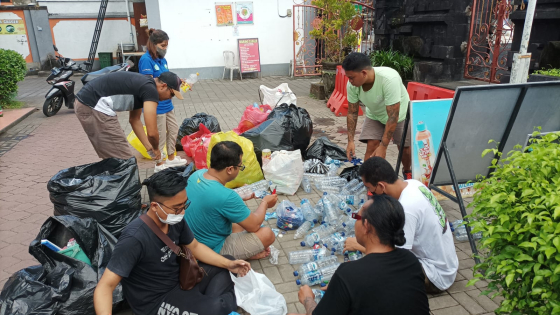 BANK SAMPAH: Kelurahan Panjer mengefektifkan kembali bank sampah setempat dengan TPS3R Paku Sari Panjer. Ist