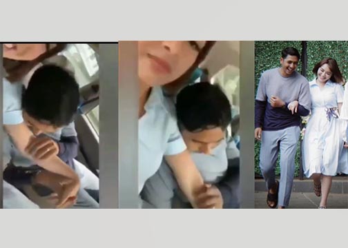 DEKAT: Video viral kedekatan Arya Saloka dan Amanda diduga di luar syuting.