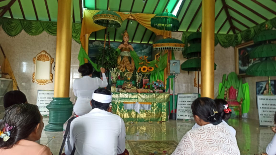 KIDUL : Palinggih Ratu Kanjeng Kidul. Putu Mardika/Bali Express