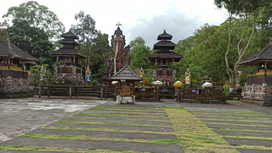 UTAMA MANDALA: Areal utama mandala Pura Jati di Desa Batur, Kecamatan Kintamani, Bangli. I Putu Mardika/Bali Express.