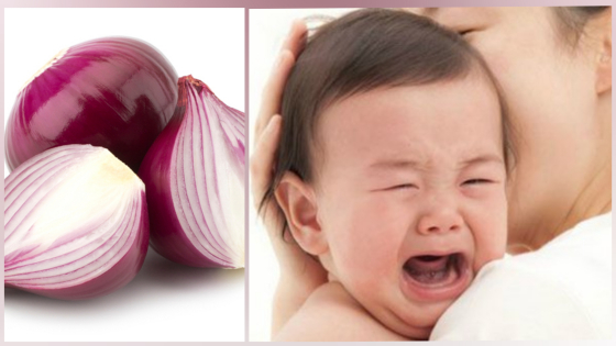 MENANGIS : Bayi nangis tanpa sebab bisa diredakan dengan menggunakan bawang. dream.co.id/net