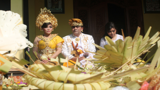SUDHI WADANI: Salah satu proses upacara Sudhi Wadani. Ist