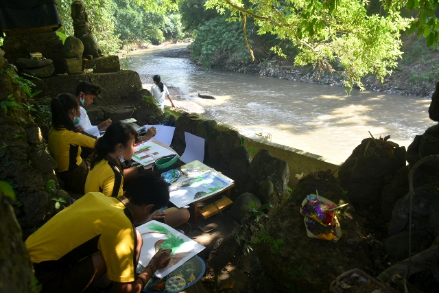 WISATA BARU : Kota Denpasar memiliki objek wisata baru di Tukad Bantara Ayung, Desa Kesiman Petilan, Dentim, Denpasar, Bali. (AGUNG BAYU/BALI EXPRESS)