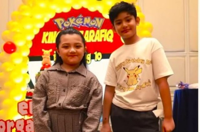 KEBERSAMAAN: Momen kebersamaan King Faaz dan Arsy Hermansyah.