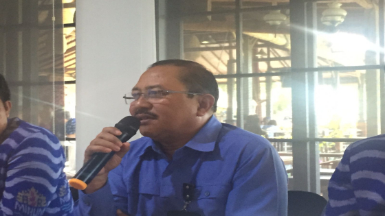 Dirut Perumda Air Minum Tirta Mangutama Wayan Suyasa. Dok Bali Express