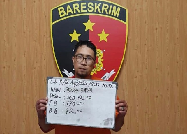 BUI: Reva kini harus mempertanggungjawabkan perbuatannya dengan mendekam di balik jeruji besi. (ISTIMEWA)